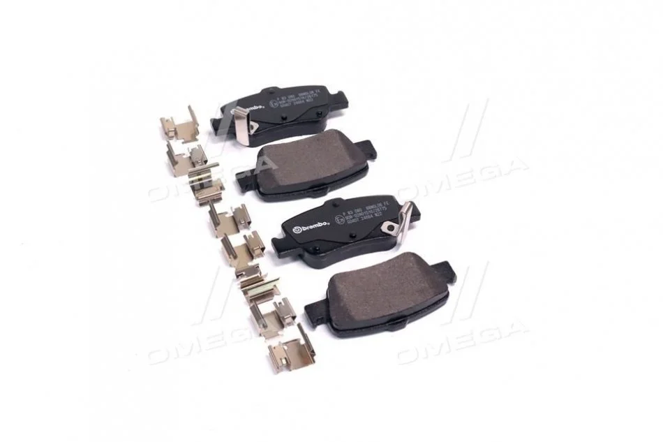 Гальмівні колодки дискові BREMBO P83 080 (фото 1)