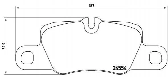 Гальмівні колодки дискові BREMBO P65 020 (фото 1)
