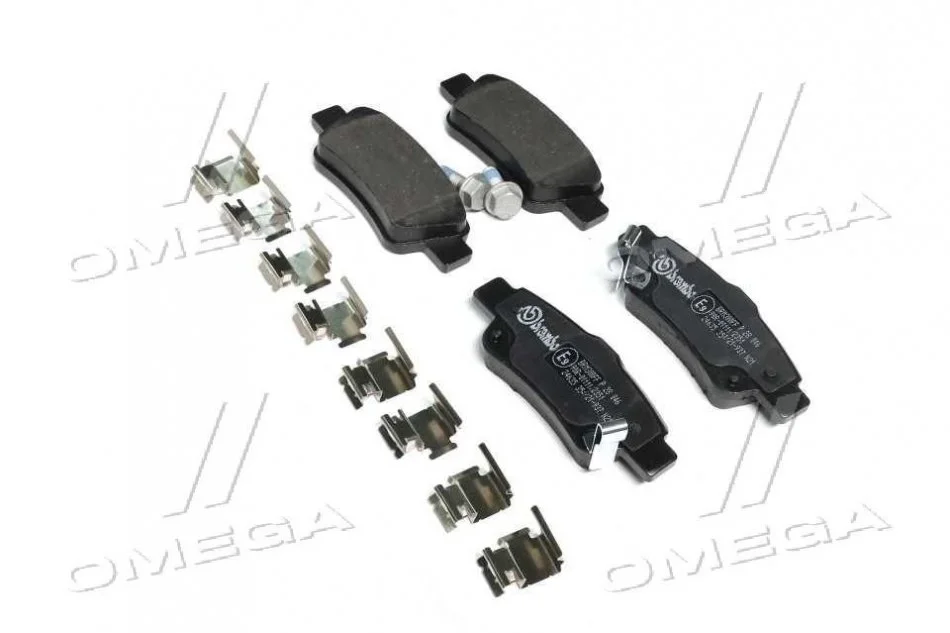 Колодка торм. диск. HONDA CR-V задн. (пр-во) BREMBO P28 046 (фото 1)