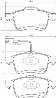 Гальмівні колодки дискові BREMBO P23 130