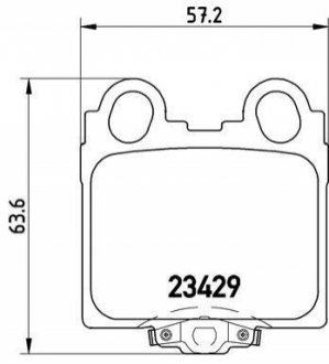 Гальмівні колодки дискові BREMBO P83 045