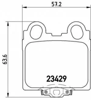 Гальмівні колодки дискові BREMBO P83 045