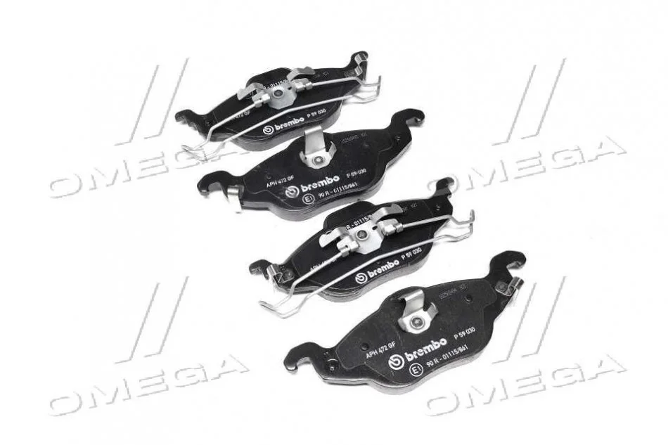Гальмівні колодки дискові BREMBO P59 030 (фото 1)