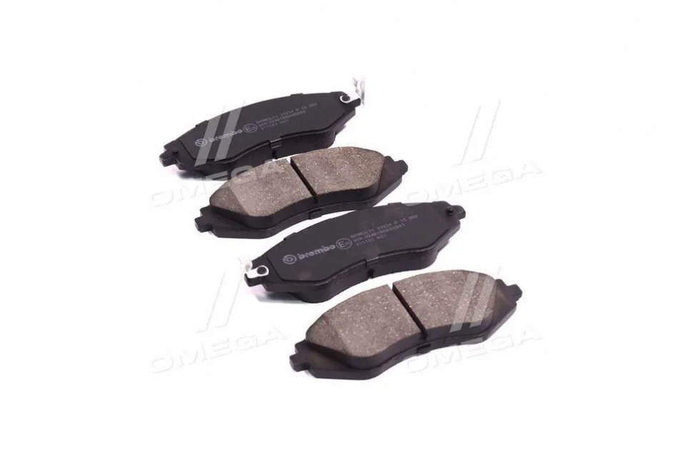 Колодка торм. диск. CHEVROLET LACETTI передн. (пр-во) BREMBO P15 002 (фото 1)
