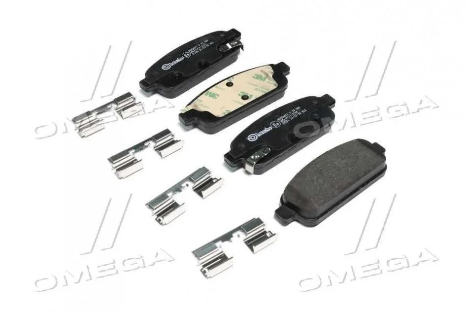 Колодка торм. диск. CHEVROLET CRUZE, ORLANDO задн. (пр-во) BREMBO P59 080 (фото 1)