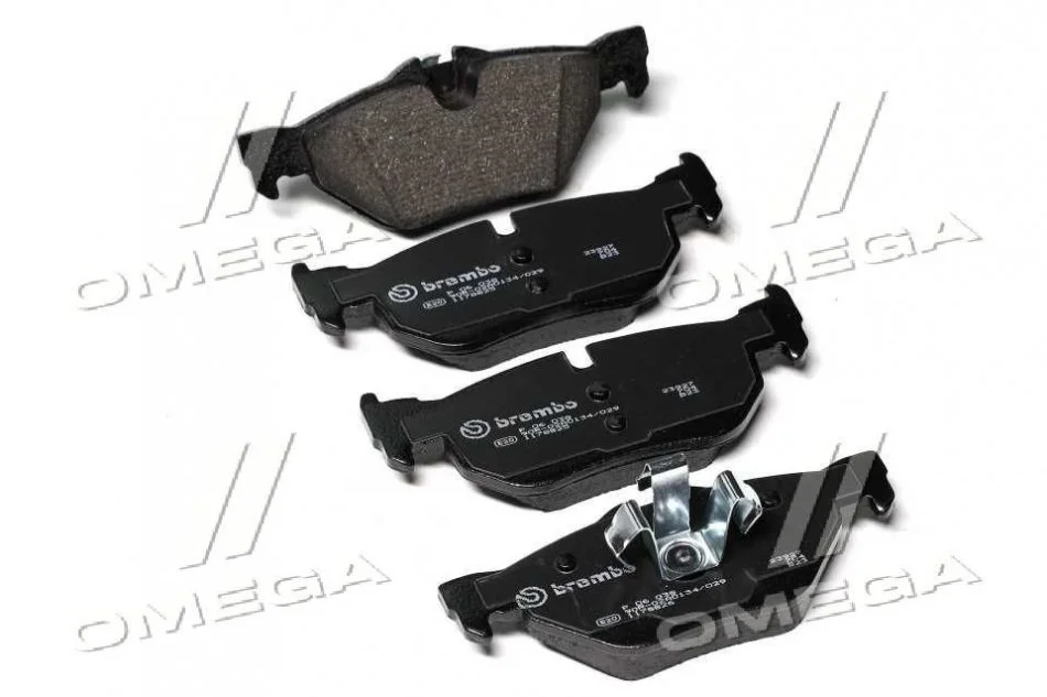 Колодка торм. диск. BMW 3 (E90-91) 05- задн. (пр-во) BREMBO P06 038 (фото 1)