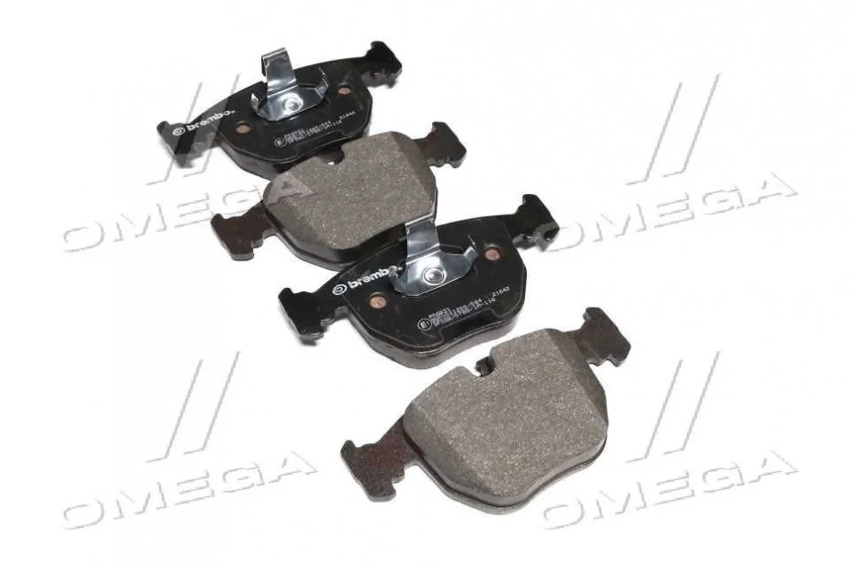 Колодка торм. диск. BMW 5 (E39), 5 TOURING (E39), 7 (E38), X5 передн. (пр-во) BREMBO P06 021 (фото 1)