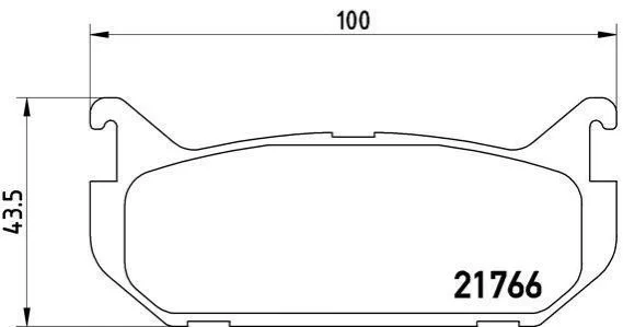 Гальмівні колодки дискові BREMBO P24 036 (фото 1)