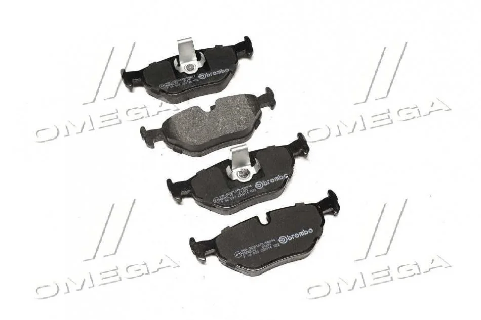 Колодка торм. диск. BMW 5 (E39) задн. (пр-во) BREMBO P06 023 (фото 1)