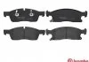Колодка торм. диск. JEEP GRAND CHEROKEE 2011- 18 WHEELS передн. (пр-во) BREMBO P37 017 (фото 2)