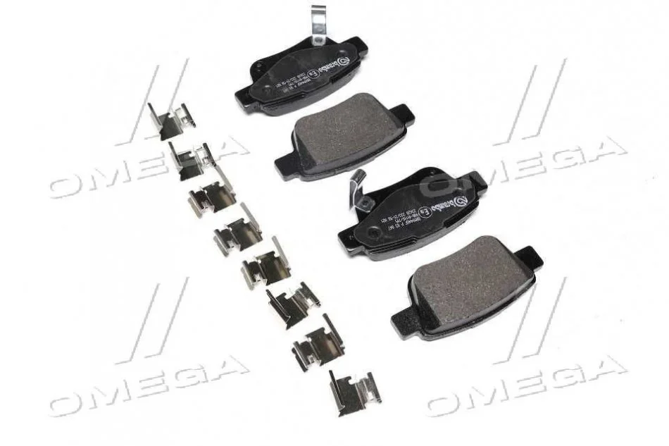 Колодка торм. диск. TOYOTA AVENSIS (_T22_, T25) задн. (пр-во) BREMBO P83 047 (фото 1)