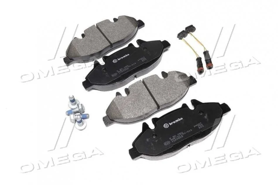 Колодка торм. диск. MB VIANO (W639), VITO (W639) передн. (пр-во) BREMBO P50 050 (фото 1)