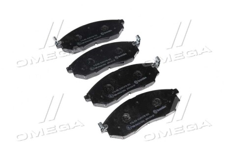 Колодка торм. диск. NISSAN QASHQAI, RENAULT KOLEOS передн. BREMBO P56 058