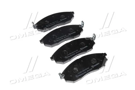 Колодка торм. диск. NISSAN QASHQAI, RENAULT KOLEOS передн. (пр-во) BREMBO P56 058