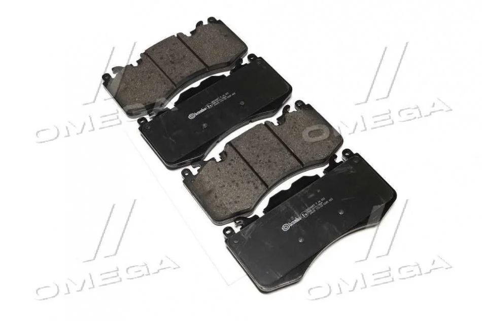 Колодка торм. диск. LANDROVER, RANGE ROVER передн. (пр-во) BREMBO P44 023 (фото 1)