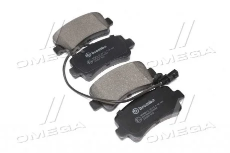 Колодка торм. диск. OPEL MOVANO/RENAULT MASTER 04/10- задн. (пр-во) BREMBO P68 063