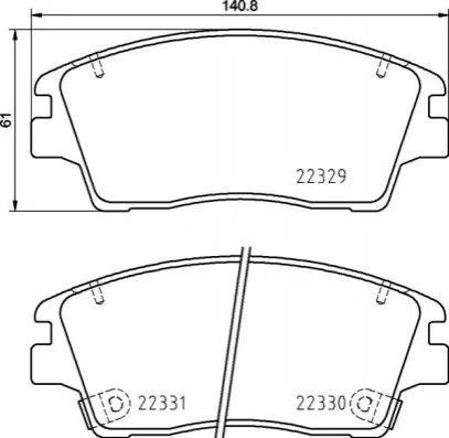 Гальмівні колодки дискові BREMBO P30 096 (фото 1)