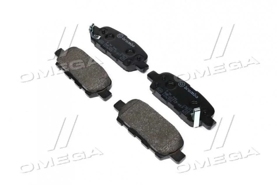 Колодка торм. диск. INFINITI FX, NISSAN X-TRAIL (T30) задн. (пр-во) BREMBO P56 046 (фото 1)