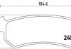 Гальмівні колодки дискові BREMBO P10 001 (фото 1)