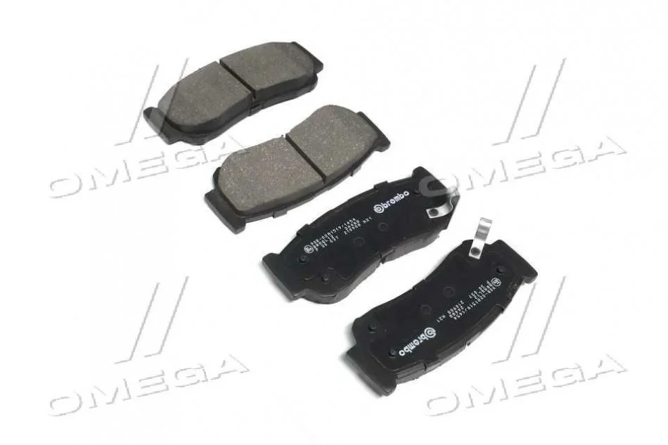 Колодка торм. диск. HYUNDAI SANTA FE, задн. (пр-во) BREMBO P30 037 (фото 1)