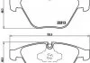 Колодка торм. диск. BMW 5(F10) 523I,528I,520D,525D,530D 2010- передн. (пр-во) BREMBO P06 055 (фото 1)