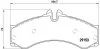 Гальмівні колодки дискові BREMBO P50 028 (фото 1)