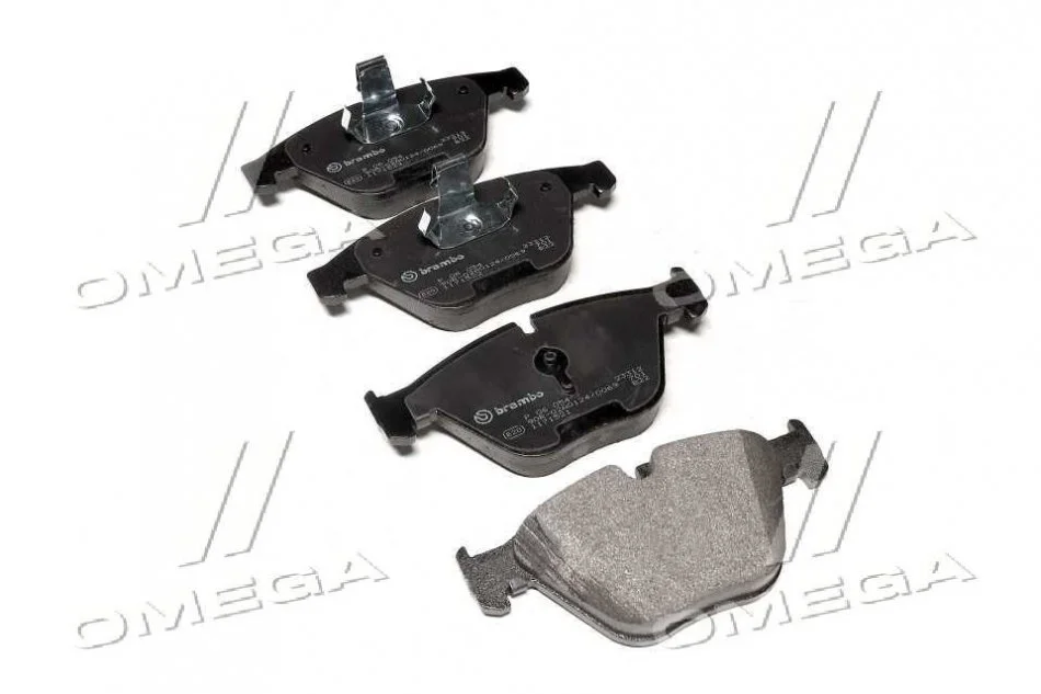 Колодка торм. диск. BMW 3 (E90), 5 (E60) передн. (пр-во) BREMBO P06 054 (фото 1)