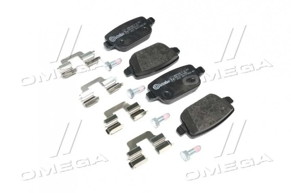 Колодка торм. диск. FORD KUGA задн. (пр-во) BREMBO P24 075 (фото 1)