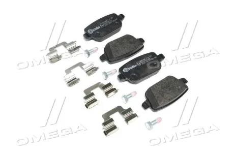 Колодка торм. диск. FORD KUGA задн. (пр-во) BREMBO P24 075