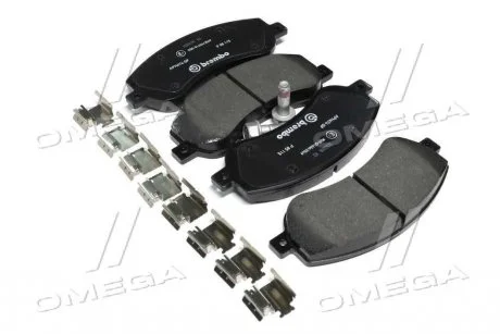 Колодка торм. диск. FORD TRANSIT передн. (пр-во) BREMBO P85 115