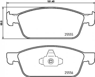 Гальмівні колодки дискові BREMBO P24 199