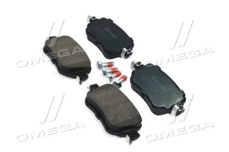 Колодка торм. диск. SKODA OCTAVIA 1.8 2.0 2012-,SEAT LEON 2012- задн. (пр-во) BREMBO P85 135