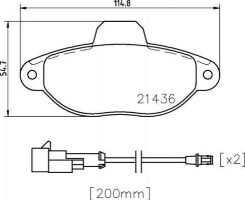Гальмівні колодки дискові BREMBO P24 147 (фото 1)