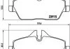 Колодка торм. диск. MINI COOPER 06-,ONE 09-,CLUBMAN 2010- передн. (пр-во) BREMBO P06 034 (фото 1)