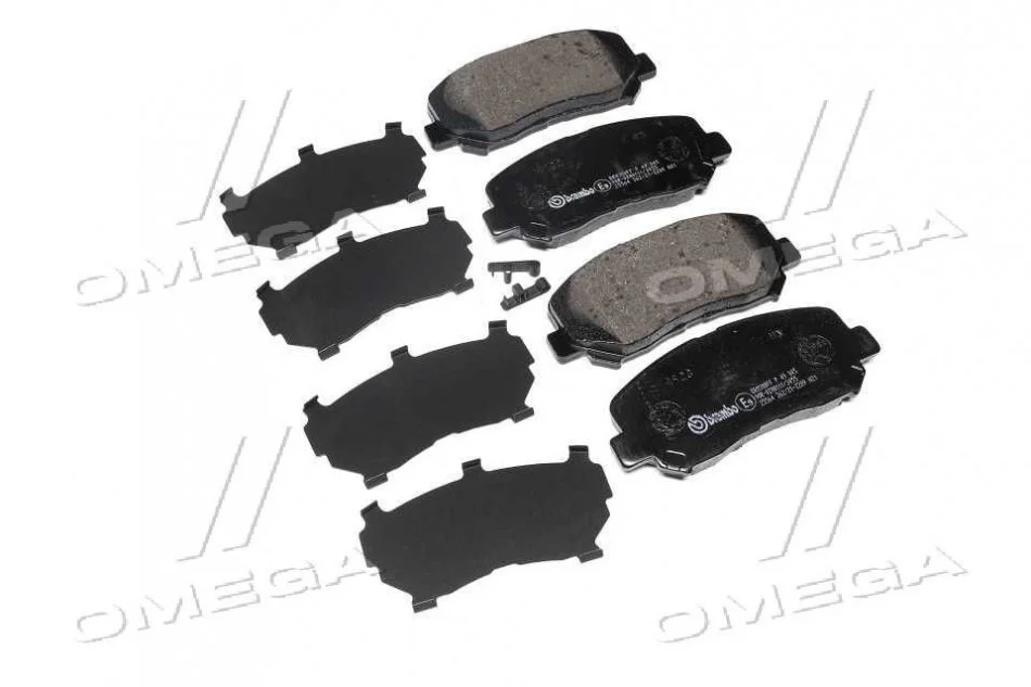 Колодка торм. диск. MAZDA CX-5 2.0 2.2D 2011- передн. (пр-во) BREMBO P49 045 (фото 1)