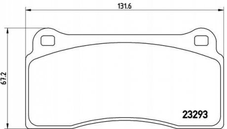 Гальмівні колодки дискові BREMBO P36 018