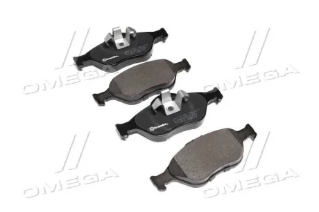 Колодка торм. диск. FORD FIESTA, FUSION, MAZDA 2 передн. (пр-во) BREMBO P24 055