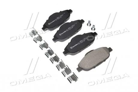 Колодка торм. диск. PEUGEOT 308 передн. (пр-во) BREMBO P61 101