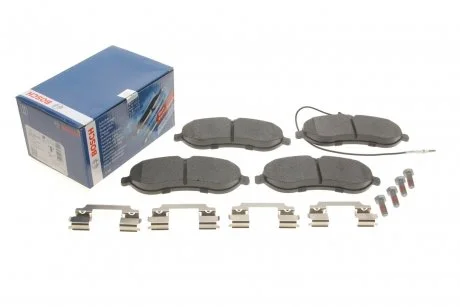 Колодка торм. диск. CITROEN/FIAT/PEUGEOT JUMPY/SCUDO/EXPERT передн. (пр-во Bosch) BOSCH 0986494163