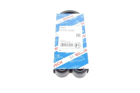 Ремень поликлин. 6PK2000 (пр-во Bosch) BOSCH 1 987 947 956