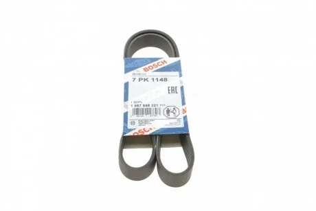 Ремень п-клиновый 7pk1148 (пр-во Bosch) BOSCH 1 987 948 321