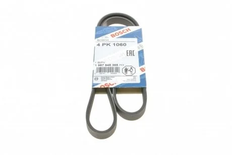 Ремінь п-клиновий 4pk1060 (Вир-во Bosch) BOSCH 1 987 948 365
