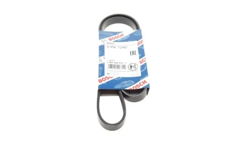 Ремень поликлиновой 5pk1240 (пр-во Bosch) BOSCH 1 987 948 415