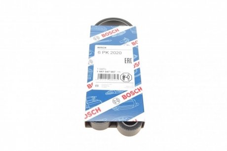 Дорiжковий ремінь 6PK2020 BOSCH 1 987 947 987