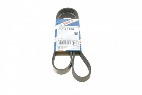 Ремень п-клиновой 6pk1190 (пр-во Bosch) BOSCH 1 987 947 818