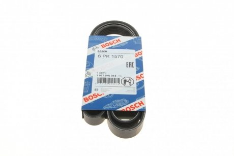 Дорiжковий ремінь 6PK1570 BOSCH 1 987 946 014