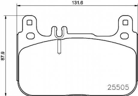 Гальмівні колодки дискові BREMBO P50 128