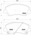 Колодки тормозные дисковые, к-кт. BREMBO P18 025 (фото 1)