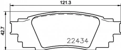Гальмівні колодки дискові BREMBO P83 160