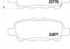 Колодка гальм. диск. INFINITI FX, NISSAN X-TRAIL (T30) задн. BREMBO P56 087 (фото 1)
